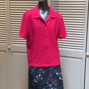 Petite Focus Women’s 2 piece full length dress with short sleeve jacket